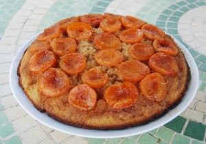 apricot upside down cake