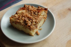 apple streusel coffee cake