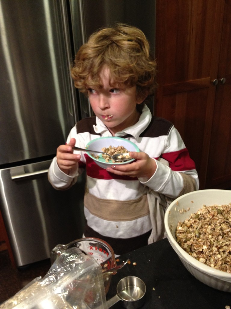 The Boys’ Granola Learning to Eat