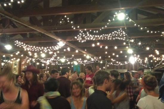 A barn full of square dancers